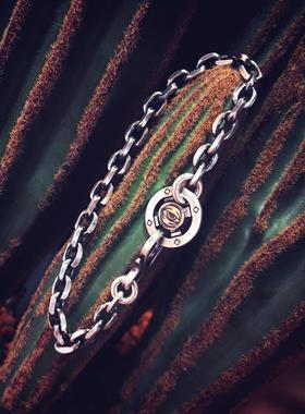 LousS之tudio无相眼十字轮6mm银铰手炼AOUt基础款搭配錬