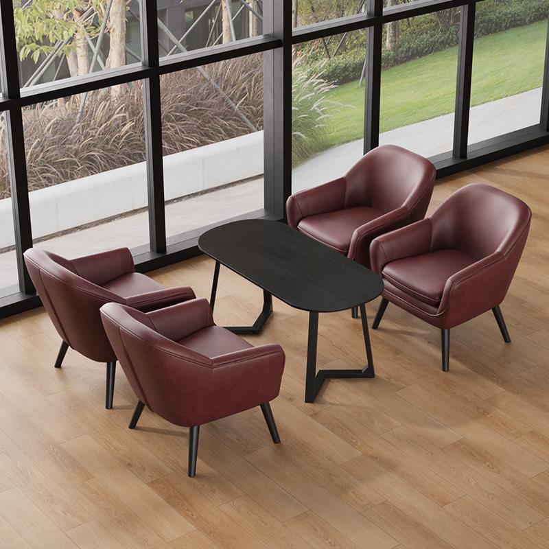 酒吧沙发休馆闲沙发接待洽谈会客咖桌啡厅椅组othe合清吧卡座奶酒