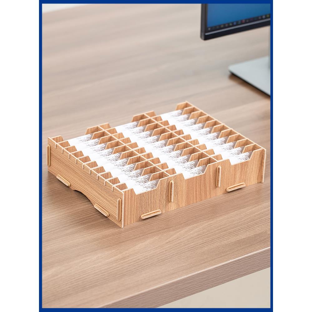 卡片盒子收理纳盒放房卡的架子酒店卡整理盒名片类丽珑 分整桌面