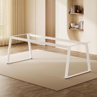 艺梯形桌腿支架岩板桌架铁大理石金为固瓷餐属桌书桌支撑底座金脚