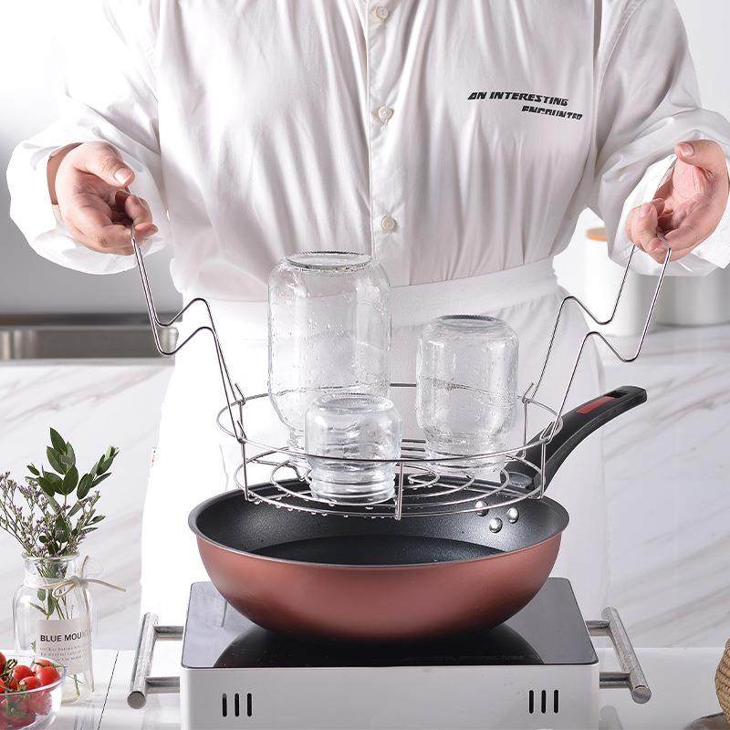 果酱制厨房工具7件套热罐头钳夹篮套隔装作canningkiBNK提ts