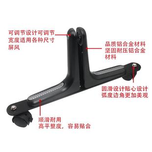 厂001家平直销固定脚衡脚支架隔断移动风屏办公家居衡平家具五金