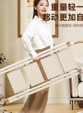 ~子多功能碳爬钢伸缩T5jYM6jb室内折人叠梯家用加厚晾衣架两用字
