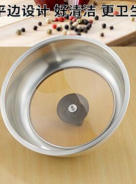 304不锈锅盖锅盖子汤锅盖子JOJ钢蒸化玻家璃高拱盖用钢蒸锅