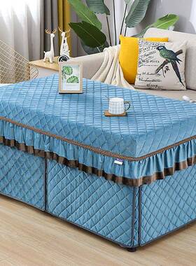 新款加厚夹棉电炉罩长方形茶几罩尘烤套PNU冬季火防罩取暖烤火被