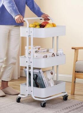 理生发店推车小推置物架房落地多层卧NHN室卫厨间移动浴车室储物