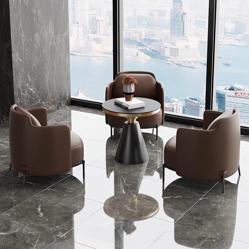 北前台会室等081301候沙欧发咖啡议厅布艺单人沙沙发茶几酒店商务