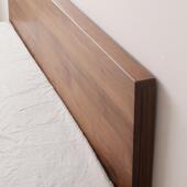 北欧简桃约黑收胡TUG木抽屉气压储物床日式 橡木双人压高液箱纳床