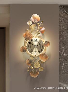 205新FN-55201款客厅时钟挂墙创意轻高感背景墙格栅装饰钟表级挂2