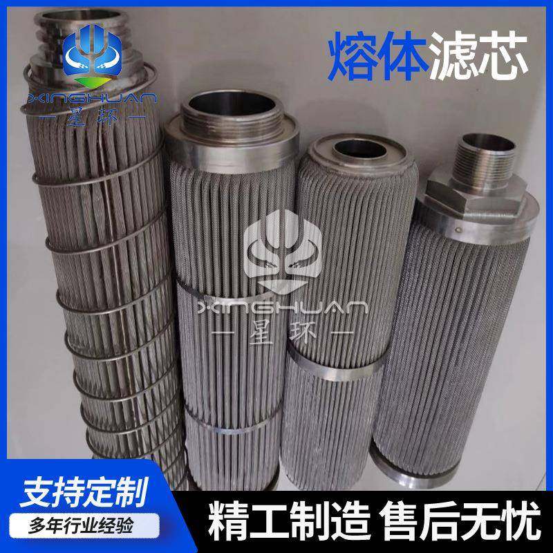 304/31体RPG6不锈钢熔滤芯丝多层网折叠工艺薄膜筒过滤器滤液压滤