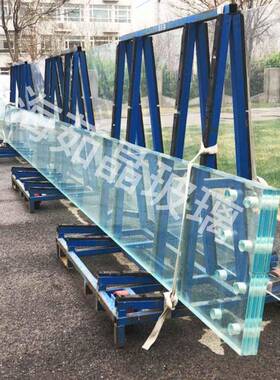 白大玻超璃超宽钢化玻璃大版玻璃楼超梯中空超厚夹85587胶普白超