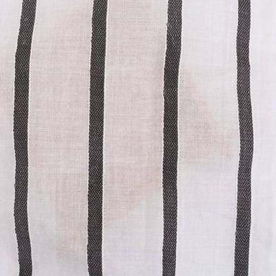 麻现货纯苎麻条纹面条94020#ZTK宽条色织纹麻布1料00%宽条服装布