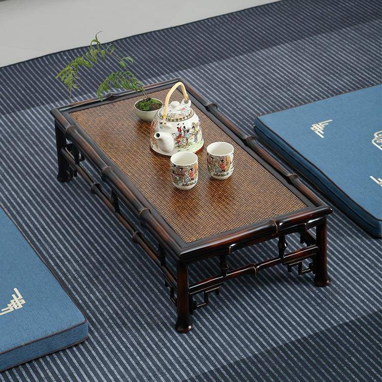 小榻茶桌新中台式筇987876竹具榻米小炕桌罗汉床矮桌茶飘窗家小炕