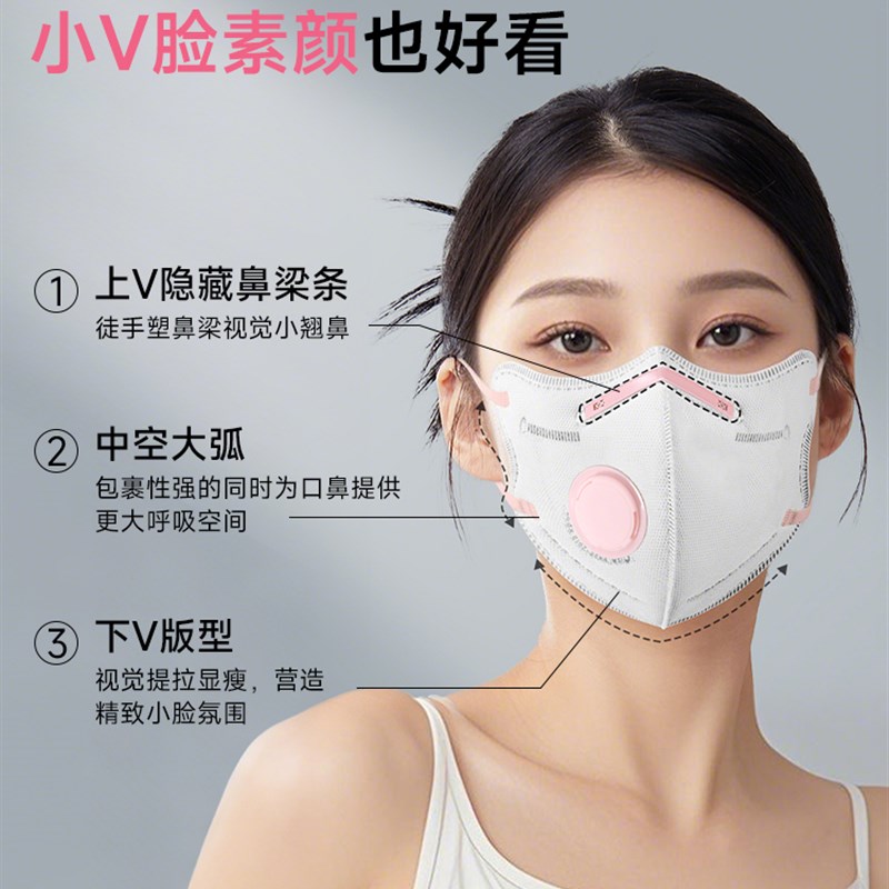 孕妇专用口罩防油烟m二手烟异味kp95活性炭新房办公室防甲醛独立