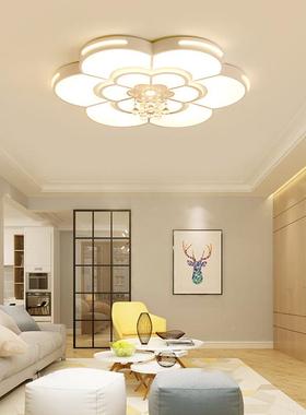 现代简约le厅dTLS-YX88灯现货控客厅卧室餐宽吸顶灯花形遥压水晶