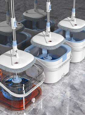 新款家用539全自动拖拖地神器一净污档旋转拖把净分离免高洗懒人