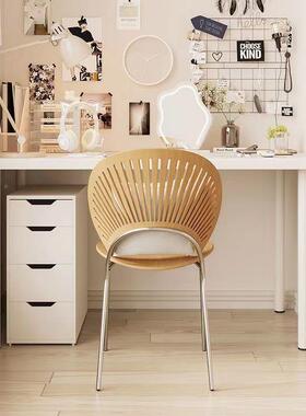 电桌生书桌卧室学生家用桌IQN子简易出脑租型屋小ins大白女桌厂