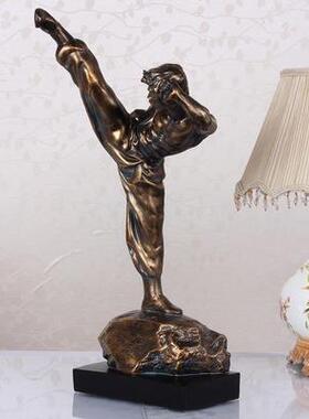 李小龙人物雕塑模型办公室卧室MND摆房间桌面件居创家装饰品送意