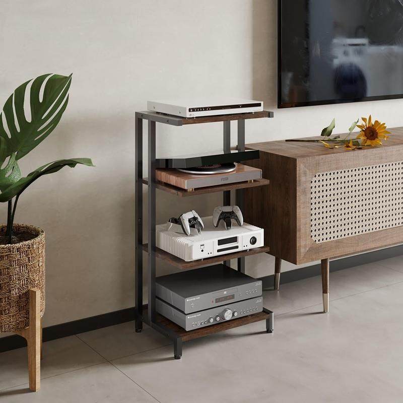 多层由功放机tbh6288支架柜打印架机置物机架影音柜子电视顶盒路