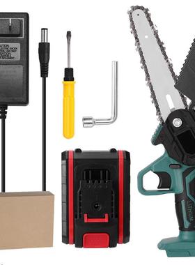 621提充电式电链锯寸家用型KSS手持伐木砍树锯手锂电V锯园林工具