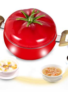 现货粘汤不粘锅番茄锅耳汤锅复底家用铝制双ESX锅不锅锅汤锅煮锅