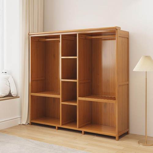 清开仓放衣柜出租房实木结实用经济型牛津布卧室耐大容量挂DTB衣