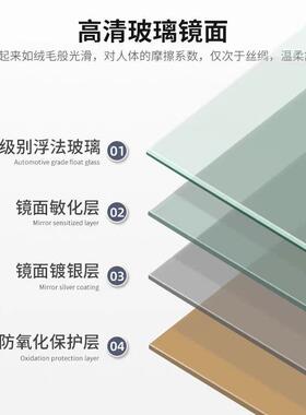 网红波浪穿衣高镜清穿衣镜高商试场衣镜卧ENI室寝室落档地全身镜