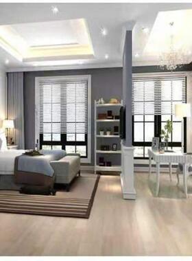 百叶窗帘铝客合厅金打孔办公遮室光卧室厨房窗帘RIR卫生间厂一件