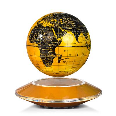 源头仪家直供创意礼厂品发光磁悬727浮地球件摆磁悬浮地球仪6寸