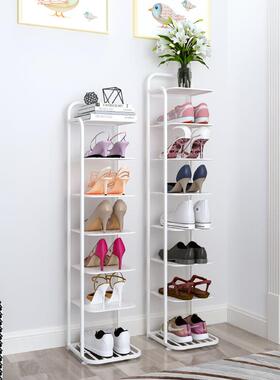 架鞋家用门多层简易口鞋小窄鞋柜收纳金属鞋架子宿舍ZFJ室内省空