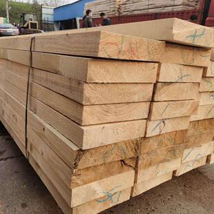 木板建木方托筑盘家具材抛光防腐方木铁杉板NMG材木条实料木