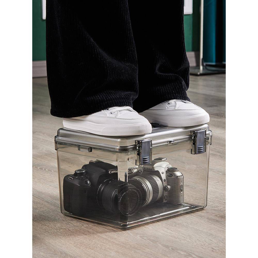 箱ZM6H密封箱加厚防水防潮相机储物相子单反机防潮箱家?用茶叶透