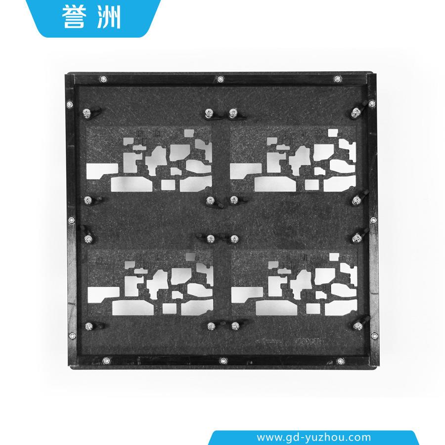 波峰焊夹具合装成石玻纤工过炉治具载过360PCB5V炉夹具具设计锡非
