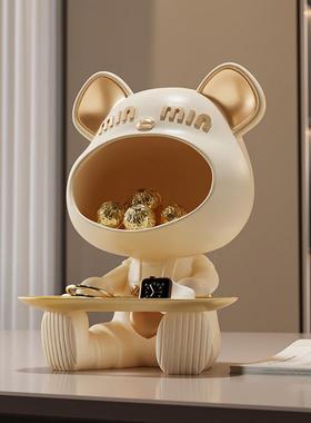 力熊钥匙收纳H020玄关装饰品摆户入门口鞋柜件客厅家居乔暴迁新居