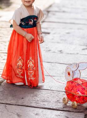 新款工拉线拖手拉蕾VFF兔灯新春发光滚动丝中秋花灯布艺兔子电子