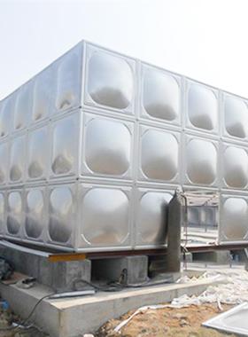 043不锈钢消防水箱方形级79612保温水箱水塔供水设备18吨食品储箱