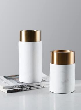 现代简约北欧风家居软装饰桌面花插瓶样格板品房MYG花器花摆件