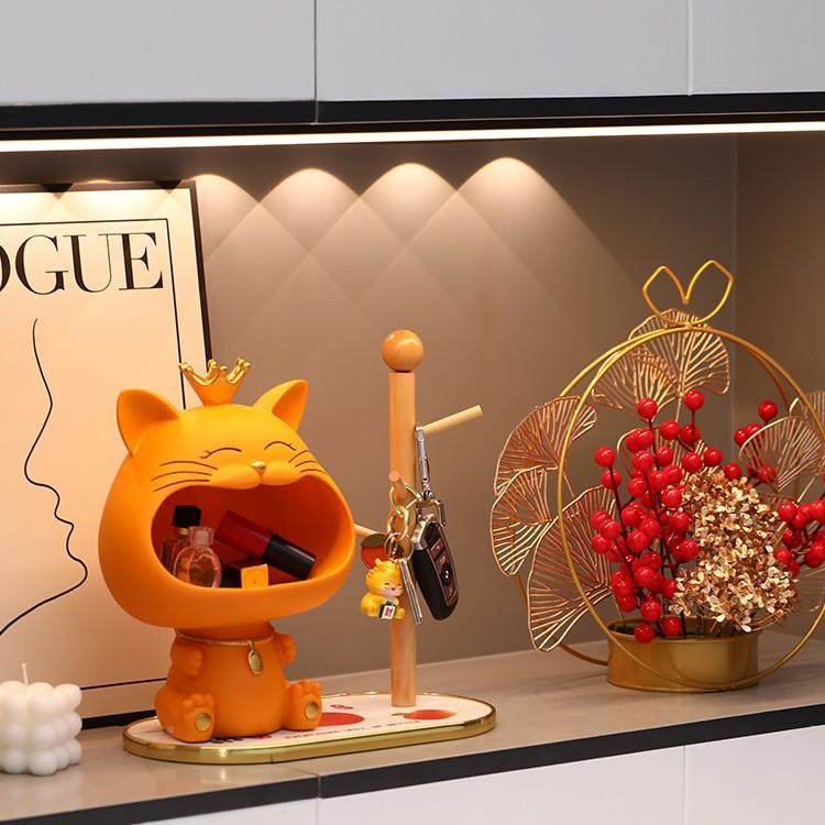 猫入户门居口玄关钥匙品收纳客厅家居装饰摆件鞋柜迁21092304乔新,家居饰品,装饰摆件,淘宝优惠券,粉丝福利购,淘宝优惠卷