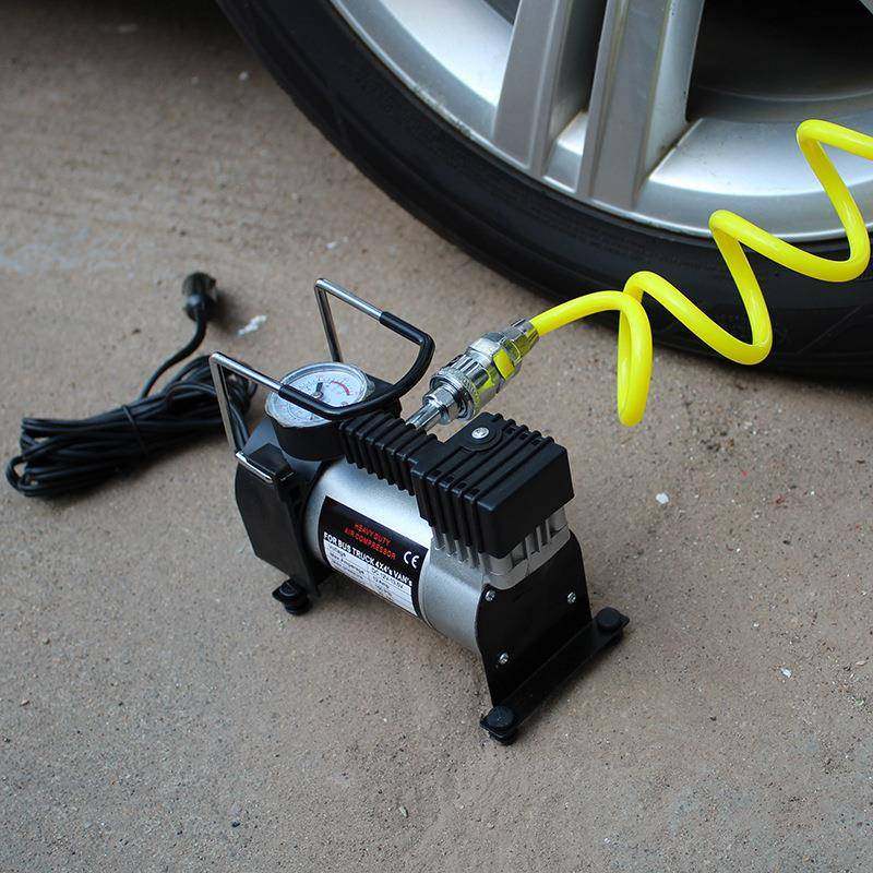 汽车充气泵10PSI子款5车用轮胎打气泵1转6032V车载工具箱单缸气泵