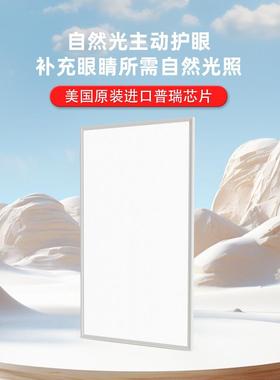 2中025新20379超薄直角客厅缝主灯现代简约普瑞全光谱护眼无隙山