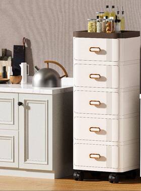 白色奶租油卧室家用收多层纳柜出屋收纳柜柜客厅抽屉式收SCR纳柜