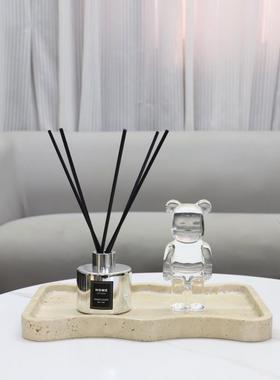 北欧创意抽几何石托盘摆件象客厅玄1084卧室梳洞妆台样板房关家居