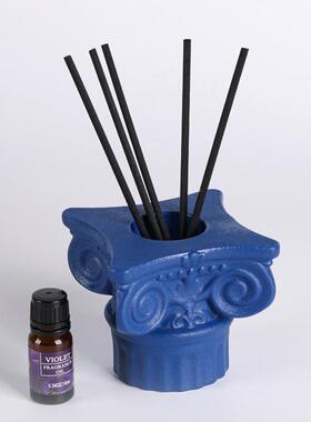 欧奢式古罗马柱BPU摆件轻风香薰摆设样板间复创意桌氛面围感软装