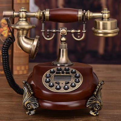 慕予臻座欧式仿古话机机家用客电厅固定电话70144美公式创意办复