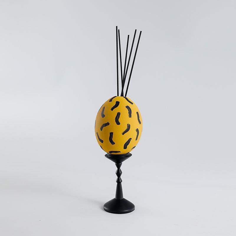 现代简约黄色GD-H186蛋壳脂薰几何摆件样香板房售楼处树客厅书房,家居饰品,装饰摆件,淘宝优惠券,粉丝福利购,淘宝优惠卷