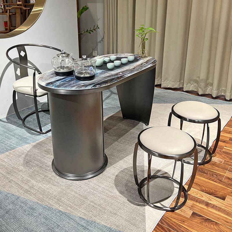 WCG现货茶桌具小户型家两用全赠自动烧水茶用岩板茶桌