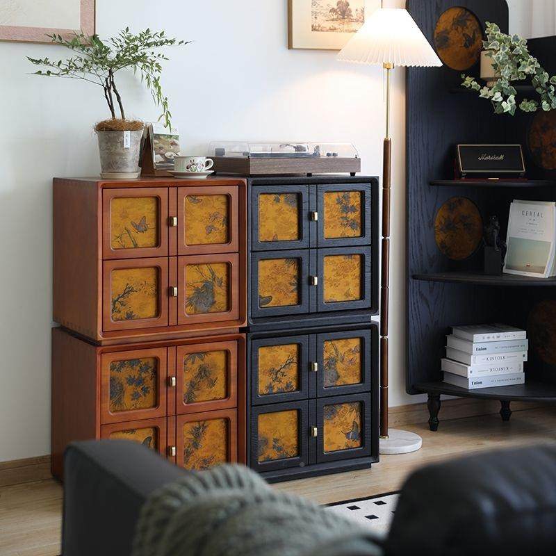 柜白蜡木香云纱斗块随意模组合电视IIB柜卡柜中古风复古床门头柜,电子元器件市场,其它元器件,淘宝优惠券,粉丝福利购,淘宝优惠卷