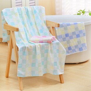 薄款成人浴巾纱布大毛巾纯棉长方形婴儿大方巾儿童游泳毛巾被裹巾