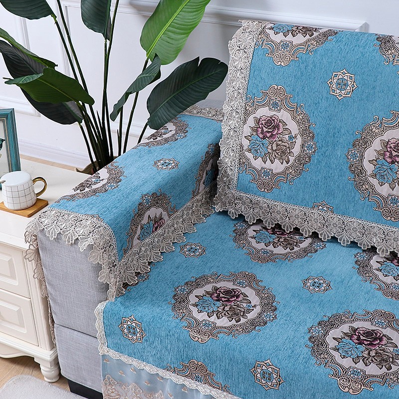 防滑沙发巾后靠背巾扶手巾欧式四季通用百搭沙发罩现代简约盖巾