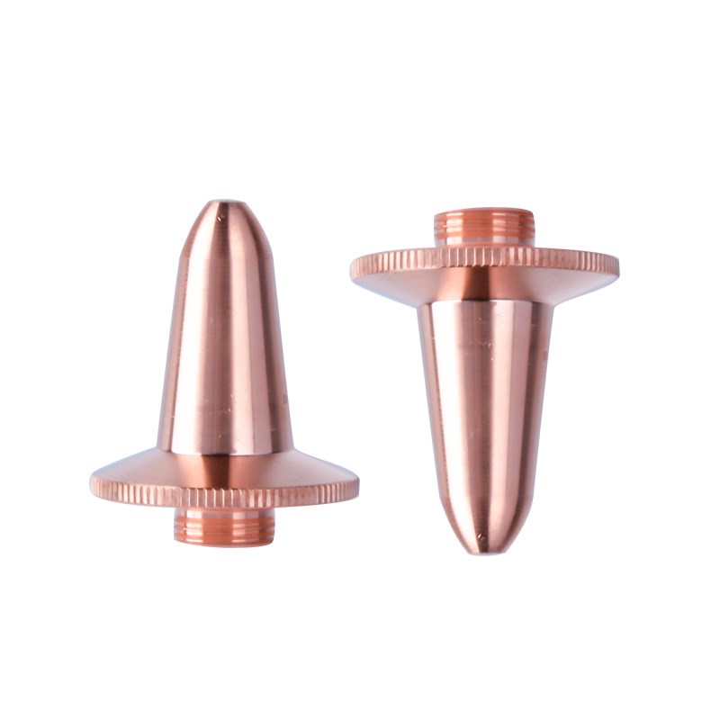 波刺黑金刚坡口激光喷嘴普雷三维割嘴加高款斜切喷咀D28螺纹11